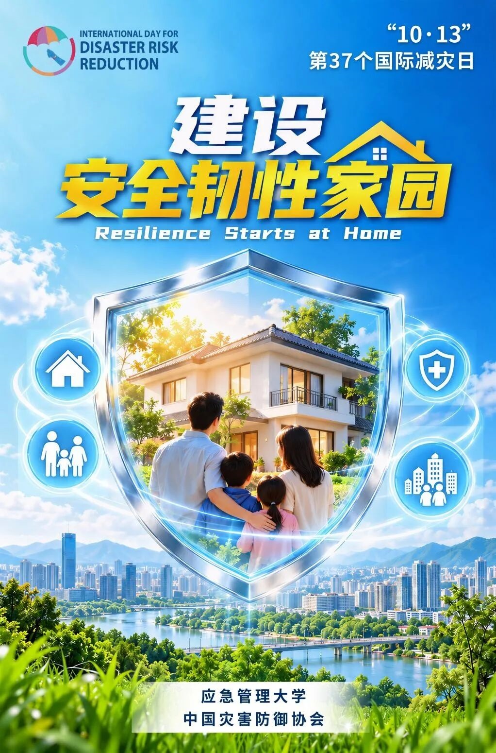 2026年国际减灾日主题海报来了！